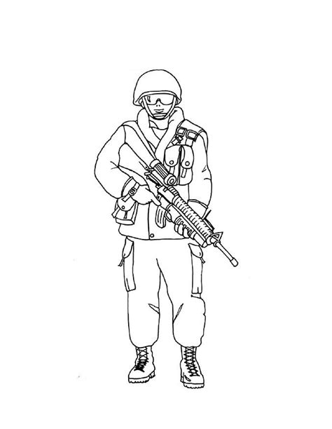 Dessin De Soldat Facile Dessins De Soldats à Colorier Coloriages Gratuits