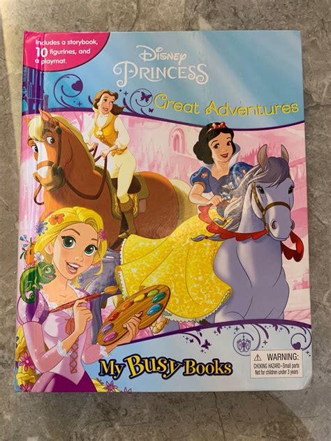Disney Princess Great Adventures My Busy Books 興趣及遊戲 書本 And 文具 小說