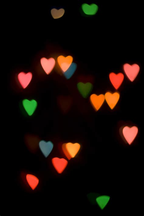 Free Stock Photo 1775 Bokeh Valentine Hearts Freeimageslive