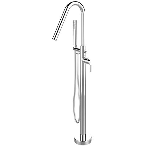 A single handle roman tub faucet has one handle to control the pressure and in some, the temperature of water. A&E Karter Single-Handle Freestanding Roman Tub Faucet ...