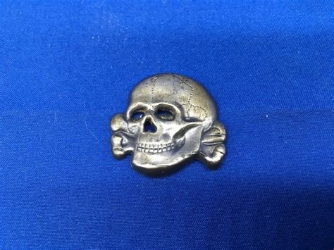 Waffen Ss Visor Cap Skull Rzm M152 Live And Online Auctions On