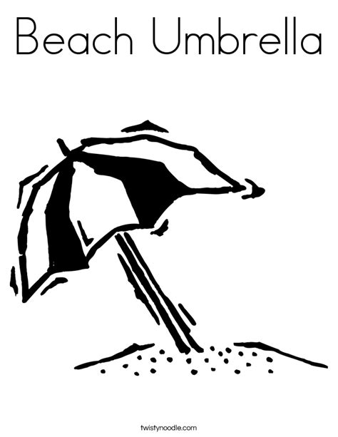 Celebrate summer with beach motifs when you color. Coloring Pages Of A Beach Umbrella - Coloring Home