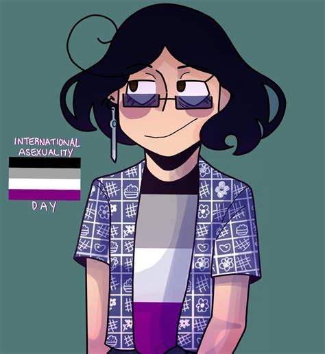 Forgot To Post My Drawing For International Asexual Day Here I Hope You All Had A Wonderful