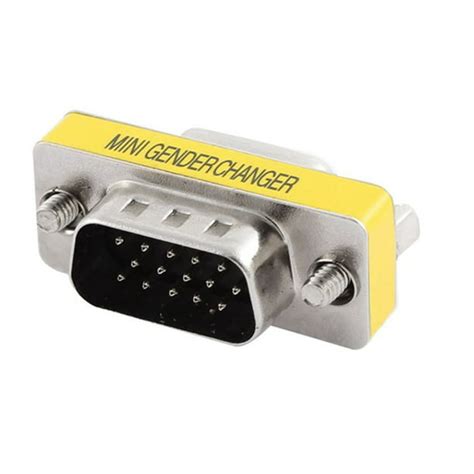 Svga Vga D Sub Db 15 Hd15 15 Pin Male To Female Adapter Connector