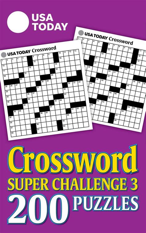 Usa Today Crossword Super Challenge 3 Book By Usa Today Official