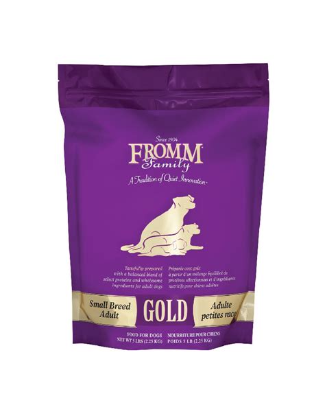 Fromm dog food claim to take a holistic approach to manufacturing dog food; Fromm | Gold Small Breed Adult Dog Food - Lucky Pet, LLC