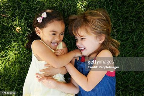 Tickling Cute Girls Stock Fotos Und Bilder Getty Images