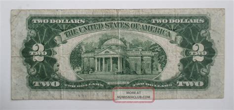 1928 G Red Seal Note 2 Two Dollar Bill United States Excellent Ea Block