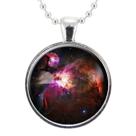 Orion Nebula Necklace Galaxy Jewelry Universe Pendant Etsy