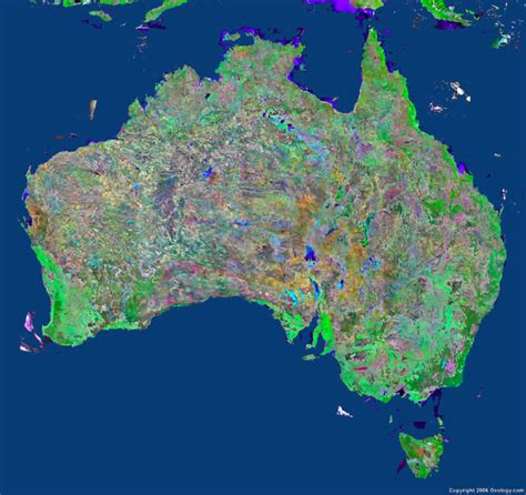 Peta Dunia Australia
