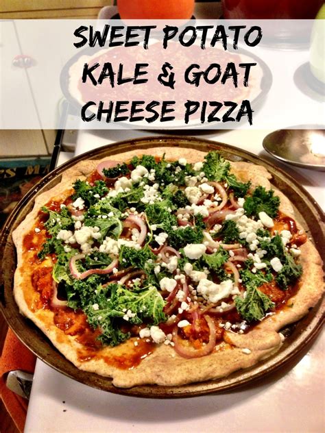 Pour the dressing over the kale and massage thoroughly with your hands. Sweet Potato Kale & Goat Cheese Pizza {Recipe} — nHerShoes