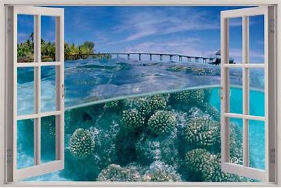 Sea Under Window Ocean Mural Murals Film