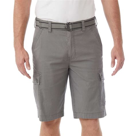 Wearfirst Stretch Belted Ripstop Cargo Shorts High Rise Shorts