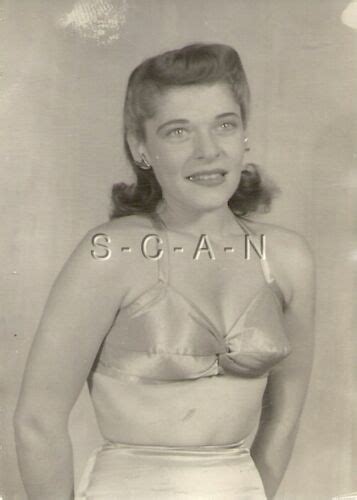 Original Vintage 1940s 50s Sepia Semi Nude Rp Detroit Bullet Bra Panties Ebay