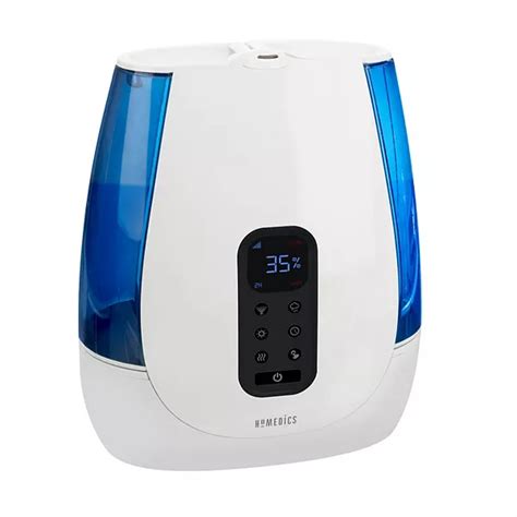 homedics 120 hour warm and cool mist ultrasonic humidifier with aromatherapy