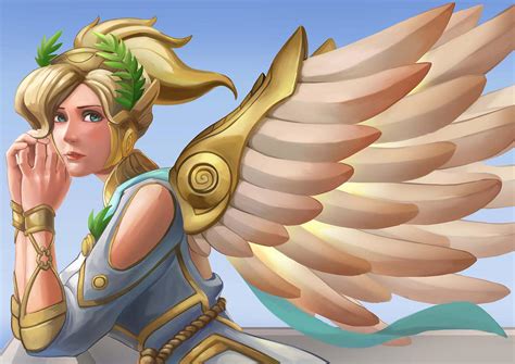 Mercy Winged Victory By Azrail Gx On Deviantart
