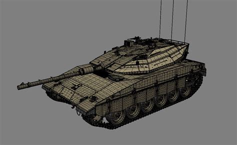 Tanks Merkava Tank Mk4 3d Model 50 Stl Free3d