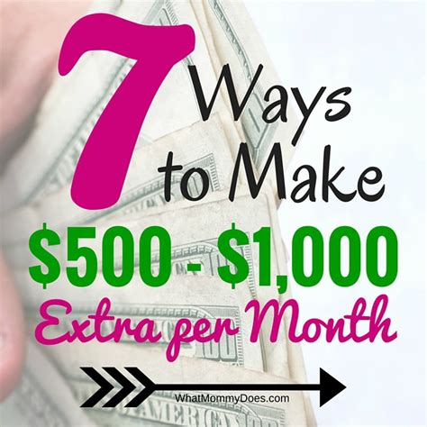 52 how to make $1000 a month in passive income. 7 Ways to Make an Extra $500 - $1000 per Month - Updated ...