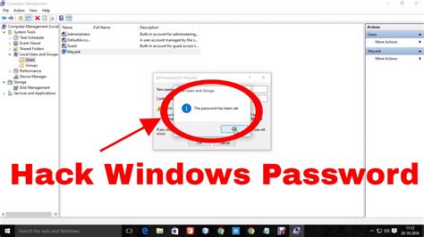 How To Hack Windows 10 Password Youtube
