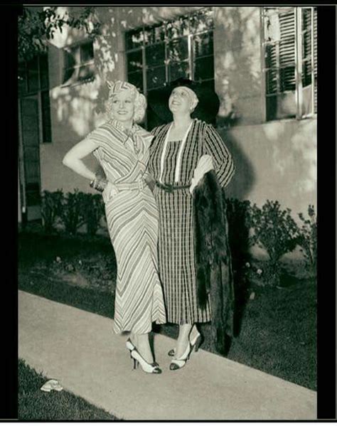 Jean And Her Mother Jean Harlow Harlow Classic Movies