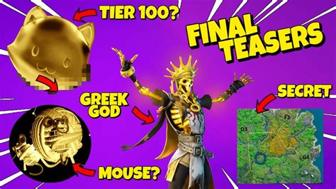Final Teasers Tier 100 Skin Cat And Mouse Midas God Fortnite C2s2