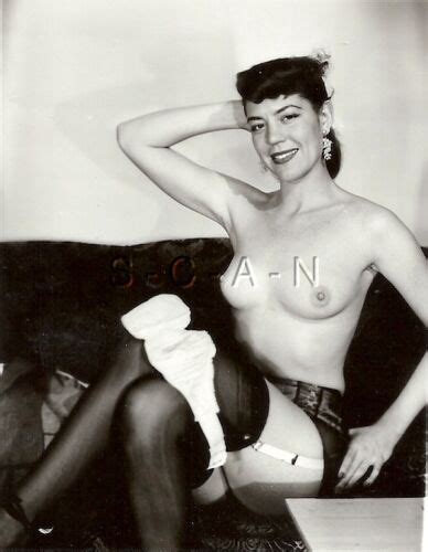 Original Vintage S S Nude Rp Well Endowed Woman Panties Stockings My