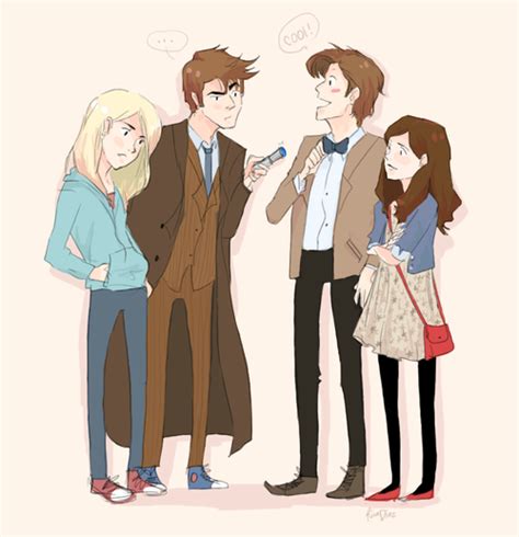 Ten Meets Eleven And Doctor Whos Companions Fan Art 34777154