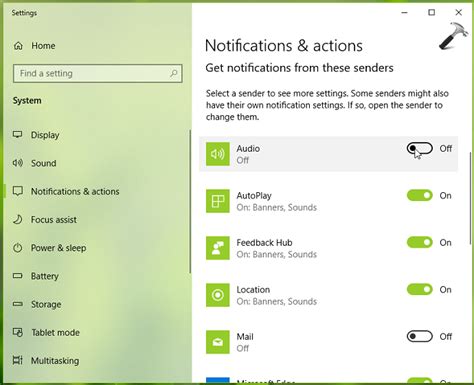 How To Enabledisable Notifications In Windows 10 Pirated Land