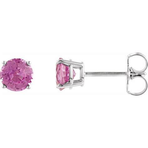 Pink Tourmaline Stud Earrings Furnari Jewelers