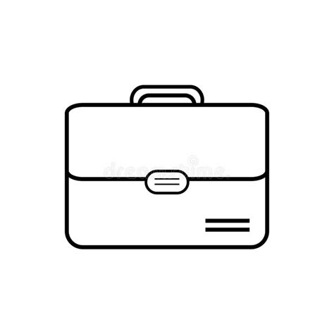 Briefcase Vector Icon Stock Vector Illustration Of Elegance 64990121
