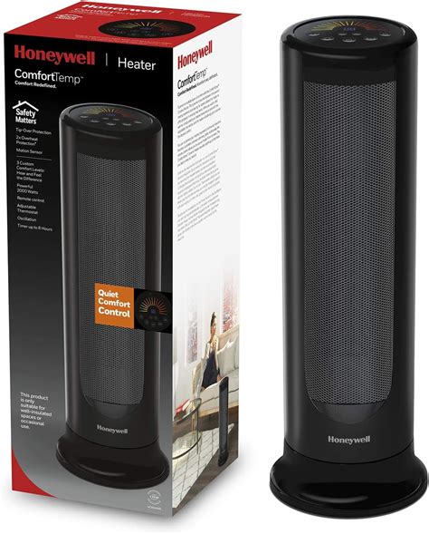 Honeywell Hce646be1 Comforttemp Ceramic Electric Heater With Motion