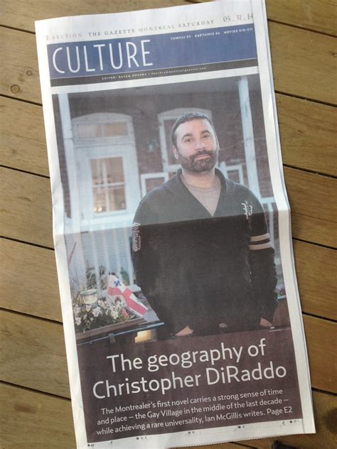 Montreal gazette is available to you at home or at work, and is the same edition as the printed copy available at the newsstand. Front Page - Christopher DiRaddo