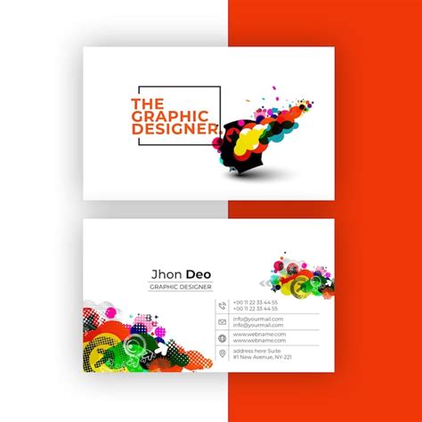 Premium Vector Business Card Set Creative And Clean Business Card