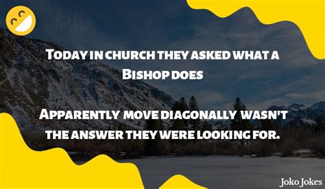 101 Bishop Jokes And Funny Puns Jokojokes