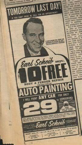 An Old Newspaper Advertisement With A Man S Face On The Front And Back Page
