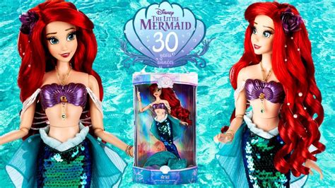 Ariel The Little Mermaid 30th Anniversary Disney Limited Edition Doll Review Youtube