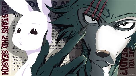 Papel De Parede Para Celular Anime Louis Beastars Beastars O Lobo