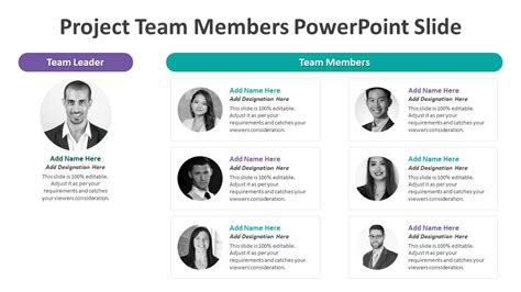 Project Team Members Powerpoint Slide Ppt Templates