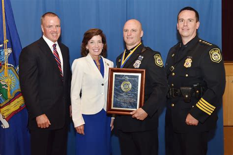 Governor Cuomo Recognizes Johnson City Patrolman As New York States Police Officer Of The Year