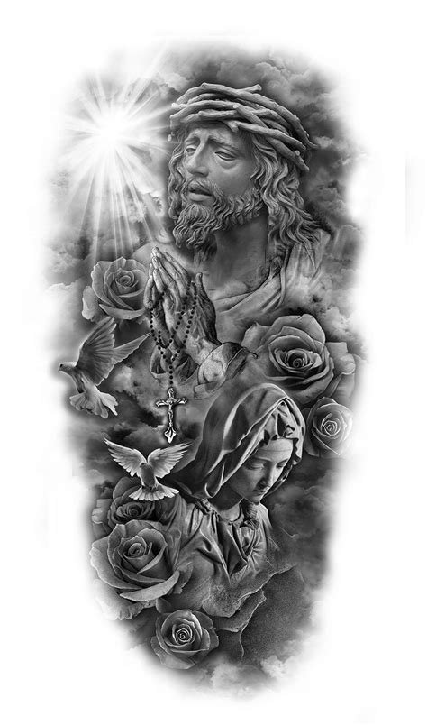 Jesus Tattoo Design Angel Tattoo Designs Tattoo Design Drawings