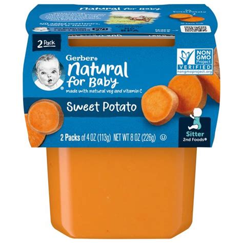 Gerber 2nd Foods Sweet Potato 2 Pack Publix Super Markets
