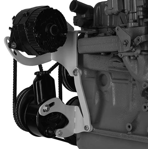 1963 74 Gm 230 250 6 Cyl Power Steering Pump And Alternator Bracket Kit