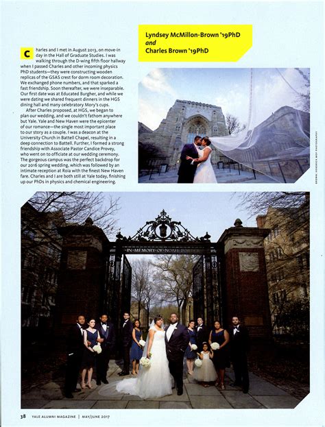 Wedding Published In Yale Alumni Magazine Hendrick Moy Photography