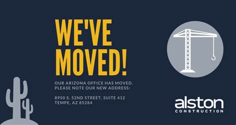 Alston Construction Moves To New Office In Tempe Arizona Alston