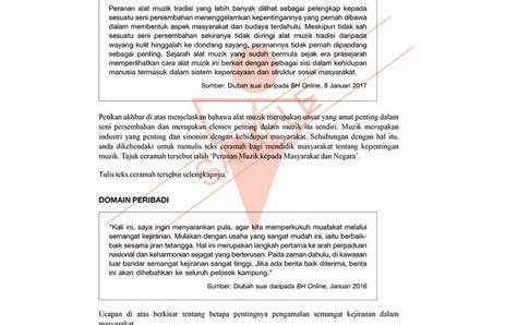 Karangan Seni Dan Budaya Kita Buku Teks Bahasa Melayu Tahun