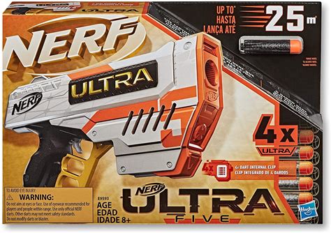 Nerf Ultra 5 Blaster The Farthest Flying Nerf Darts Ever Hasbro