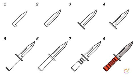 How To Draw Knife Archives How To Draw