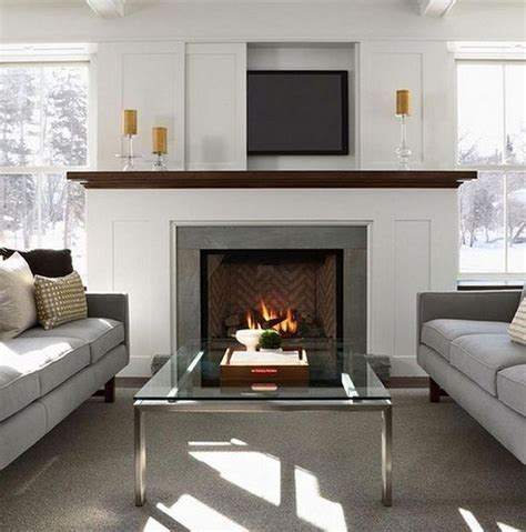 13 Impressive Living Room Ideas With Fireplace And Tv Lmolnar