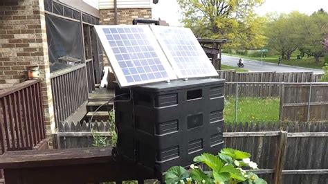 Camping Solar Battery Box V20 Youtube