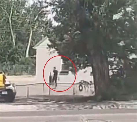Chilling Video Captures Moment Cops Shoot Dead Gunman As 3 People Are
